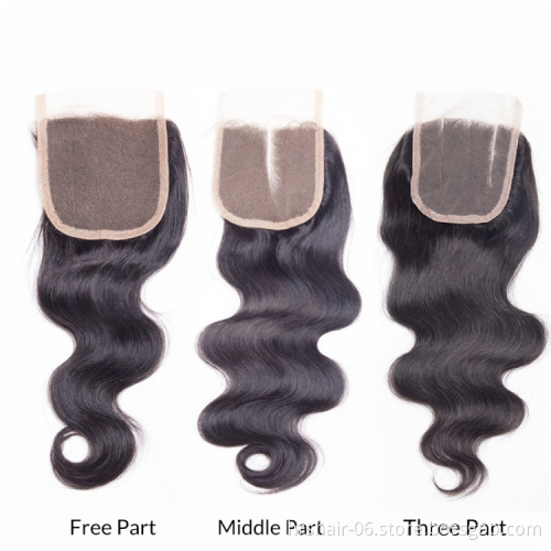 Aliexpress human hair bundles with human hair lace closure Cheap human hair bundle with closure